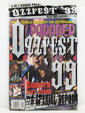 Hit Parader Ozzfest 1999 Magazine Vintage 90s Ozzy Osbourne Sabbath Sealed